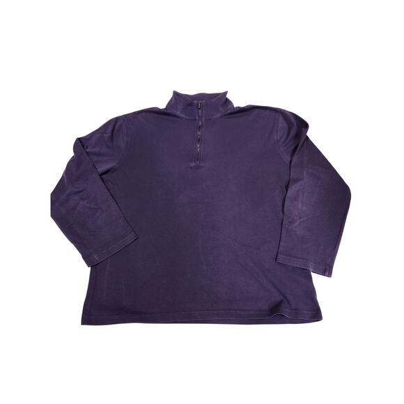 Michael Kors soft athletic jacket in dark purple with full zip - Picture 1 of 5